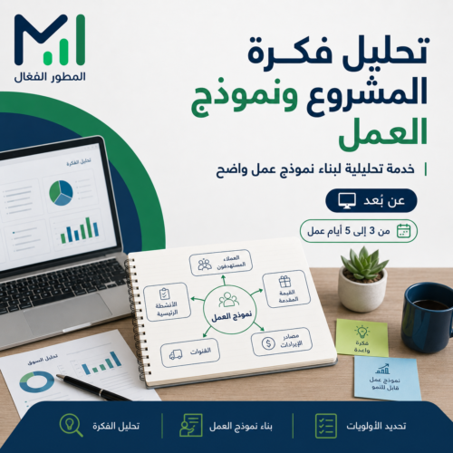3 تحليل فكرة المشروع ونموذج العمل